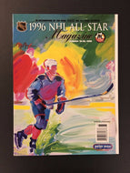 1996 NHL ALL-STAR GAME Hockey Program Wayne Gretzky In Lineup