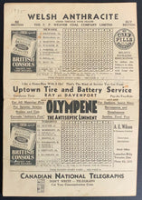 Load image into Gallery viewer, 1935 Maple Leaf Stadium Baseball Program Maple Leafs vs Newark Bears Vintage
