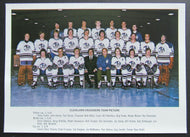 1970s WHA Cleveland Crusaders Team Issued Photo 5x7 Gerry Cheevers Vintage