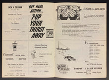 Load image into Gallery viewer, 1964 London Gardens Jr B. Ontario Hockey Program Nationals vs St. Thomas Barons
