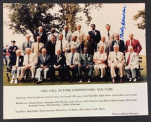 Load image into Gallery viewer, 1992 Billy Herman Autographed Photo 1981 Baseball Hall Of Fame MLB Signed
