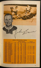 Load image into Gallery viewer, 1967-68 NHL Hockey Toronto Maple Leafs Media Guide Dave Keon Jean Beliveau Cover
