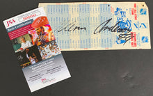 Load image into Gallery viewer, 1987 Glenn Anderson Vintage Autographed Signed NHL Hockey All Star Ballot JSA
