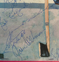 Load image into Gallery viewer, 1960 Montreal Forum NHL Hockey All Star Game Program Autographed x19 Signed JSA
