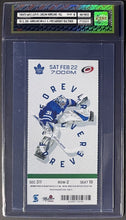 Load image into Gallery viewer, 2020 David Ayres Carolina Hurricanes Toronto Maple Leafs Full Ticket NHL iCert
