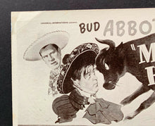 Load image into Gallery viewer, 1948 Movie Blotter Mexican Hayride Bud Abbott Lou Costello Universal Films
