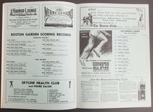 Load image into Gallery viewer, 1964 Boston Garden NBA Program Los Angeles Lakers vs Celtics Russell Havlicek
