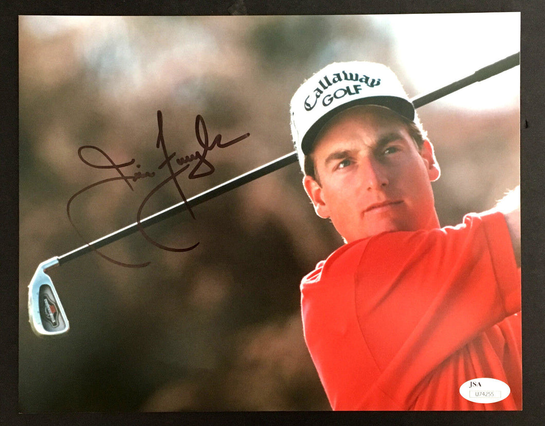 Autographed Jim Furyk Signed Golf Picture JSA Authenticated