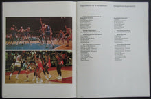 Load image into Gallery viewer, 1976 Montreal Summer Olympics Program - Mens &amp; Ladies Basketball Vintage
