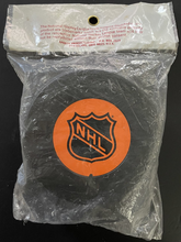 Load image into Gallery viewer, Cleveland Barons Hockey Puck Bank Sealed Original Bag Sports Products Vintage
