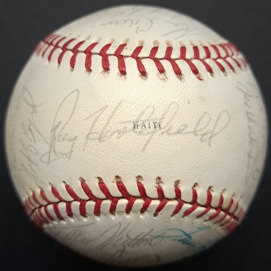 1978 Toronto Blue Jays Team Signed x34 Baseball Doerr Hartsfield ++ Autographed