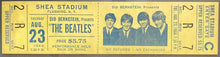 Load image into Gallery viewer, 1966 Vintage Beatles Concert Ticket Stub Shea Stadium New York Authenticated
