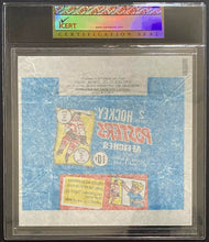 Load image into Gallery viewer, 1973-74 Vintage O-Pee-Chee WHA Hockey Posters Wax Wrapper Graded Authenticated
