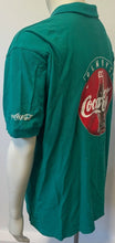 Load image into Gallery viewer, Maple Leaf Gardens Concessions Staff Shirt Coca Cola Logo Polo Toronto MLG
