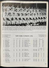 Load image into Gallery viewer, 1958 New York Yankees v Milwaukee Braves MLB World Series Baseball Program Vtg
