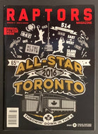 2016 Toronto Raptors Magazine NBA Special All Star Game Issued Basketball