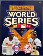 2009 World Series MLB Baseball Program Phillies vs Yankees Jeter + Howard Cover