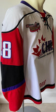 Load image into Gallery viewer, Lucas Lessio Signed Team Orr Game Issued CHL Top Prospects Hockey Jersey LOA OHL
