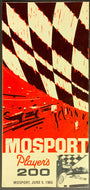 1965 Mosport Players 200 6 Page Foldout Brochure Car Races Rare Original