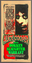 Load image into Gallery viewer, 1997 Jones Beach Alice Cooper With Dokken Slaughter Warraant Concert Handbill NY
