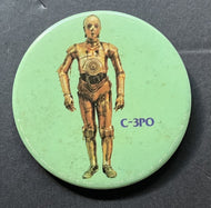 1977 Star Wars C3PO Pinback Vintage Button 3