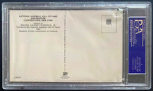 Load image into Gallery viewer, 1964 Cooperstown Baseball HOF Plaque Post Card Signed Brooks Robinson PSA/DNA

