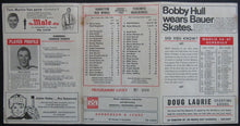 Load image into Gallery viewer, 1966 Maple Leaf Gardens OHA Program Hamilton Red Wings vs Toronto Marlboros
