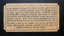 Load image into Gallery viewer, 1940 Vintage MiLB International League Toronto Maple Leafs Raincheck Original
