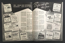 Load image into Gallery viewer, 1947 Chicago Stadium Hockey Program Detroit Red Wings vs Chicago Blackhawks NHL
