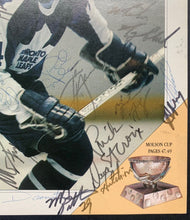 Load image into Gallery viewer, 1983/84 Toronto Maple Leafs Signed x14 Autographed NHL Hockey Program Cover HOF
