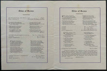 Load image into Gallery viewer, 1910 King Edward VII Memorial Service 4 Page Historical Program Marks His Death
