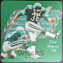 Load image into Gallery viewer, 6 Saskatchewan Roughriders Wisers Premium Drink Coasters Bill Baker CFL Football
