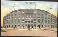 1920s Yankee Stadium Baseball Postcard New York City MLB Ball Park