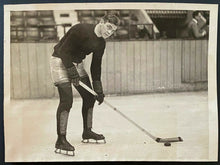 Load image into Gallery viewer, 1923 Type 1 Photo Harvard Hockey Player Ted Crosby Keystone View Company
