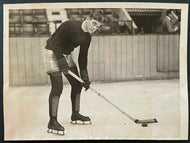 1923 Type 1 Photo Harvard Hockey Player Ted Crosby Keystone View Company