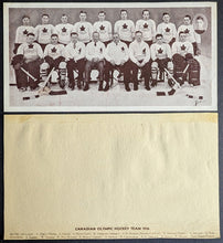 Load image into Gallery viewer, 1936 Canadian Olympic Hockey Team Crown Brand Premium Vintage Print Photo
