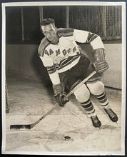 Load image into Gallery viewer, 1952 Vintage NHL Hockey New York Rangers Jim Ross Photograph LOA
