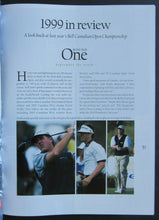 Load image into Gallery viewer, 2000 Bell Canadian Open Golf PGA Tour Program Tiger Woods Wins Vintage
