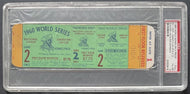 1960 World Series Game 2 Proof Ticket New York vs Pittsburgh Mickey Mantle PSA