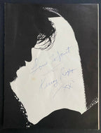 Autographed 1972 Kenny Rogers And The First Edition Concert Program Signed