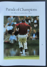 Load image into Gallery viewer, 2000 Bell Canadian Open Golf PGA Tour Program Tiger Woods Wins Vintage
