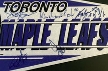 Load image into Gallery viewer, 1991-92 Signed NHL Hockey Toronto Maple Leafs Autographed Pennant Glenn Anderson
