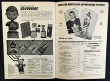 Load image into Gallery viewer, 1964 Maple Leaf Gardens NHL Hockey Program Leafs New York Rangers Jim Pappin VTG
