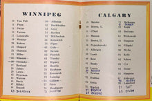 Load image into Gallery viewer, 1959 Winnipeg Stadium Program Blue Bombers Vs Calgary Stampeders CFL Football
