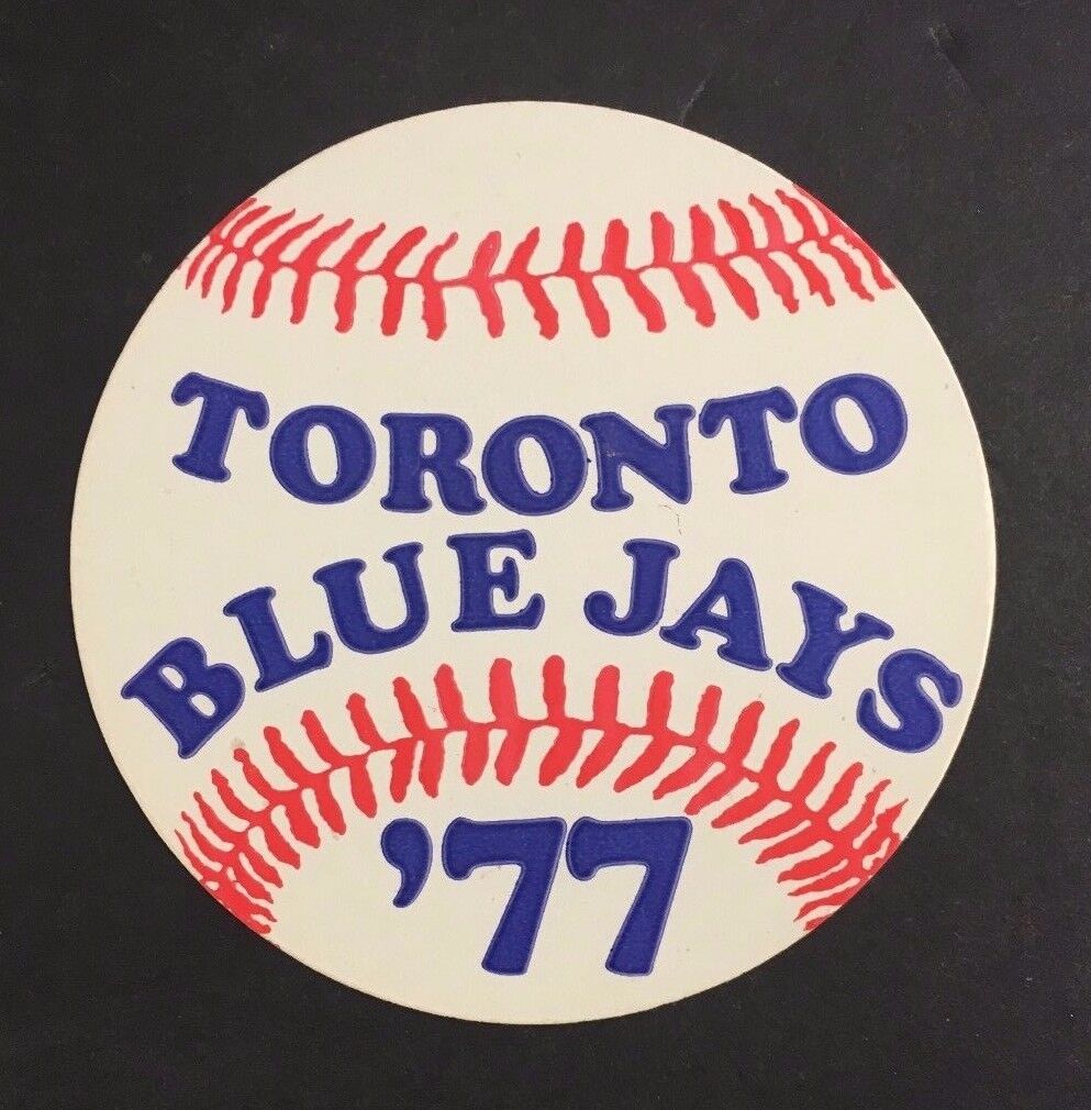 1977 Toronto Blue Jays Inaugural Season Decal Sticker Baseball Vtg MLB Canada