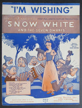 Load image into Gallery viewer, 1937 Disney Original Snow White PVG Sheet Music - 6 Songs Irving Berlin Inc.
