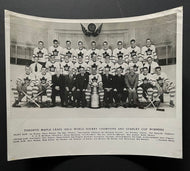 1951 Toronto Maple Leafs Stanley Cup Champions NHL Hockey Turofsky Photo Barilko