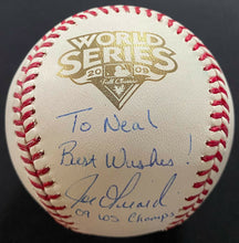 Load image into Gallery viewer, Joe Girardi Autographed Signed 2009 World Series Baseball MLB + Steiner Hologram
