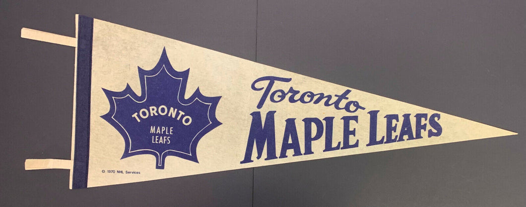 1970 Toronto Maple Leafs Full Size Pennant NHL Services Hockey 29.5