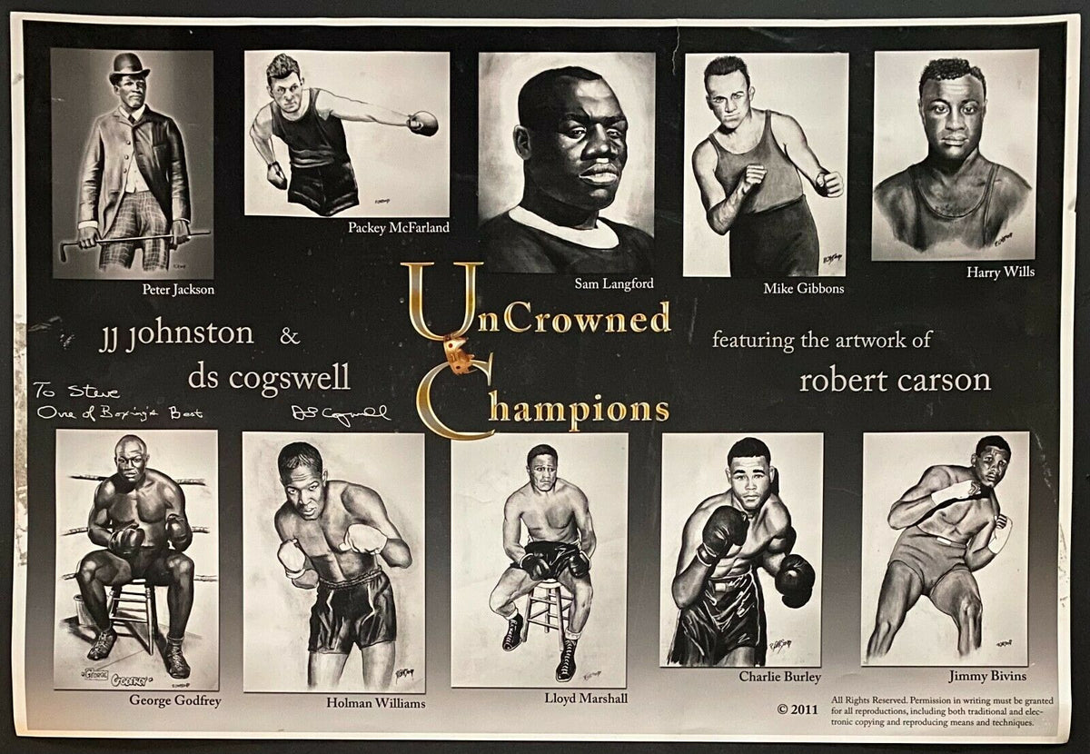 2011 Uncrowned Boxing Champions Poster Peter Jackson George Godfrey Mi ...